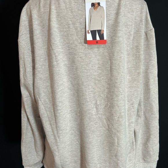 Orvis Cream V-Neck Sweatshirt - Picture 4 of 9